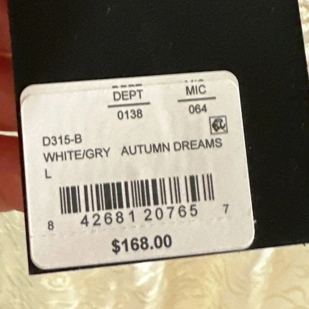 Layered With Love Embroidered Ivory Dress NWT Size L $168 Retail - Picture 4 of 5